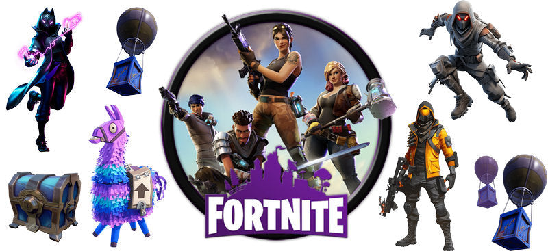 Fortnite Battle Royale UV DTF Cup Wrap for 16oz Libbey Glass KA-6704