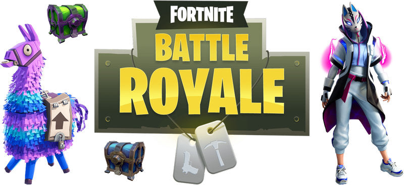 Fortnite Battle Royale Characters UV DTF Cup Wrap for 16oz Libbey Glass KA-6710