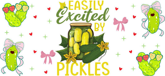 Pickle Lover UV DTF Cup Wrap for 16oz Libbey Glass KA-6880