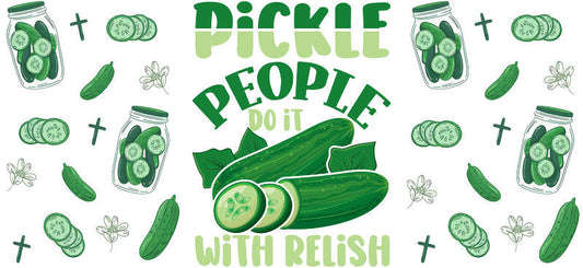 Pickle People UV DTF Tumbler Wrap for 16oz Libbey Glass KA-6887