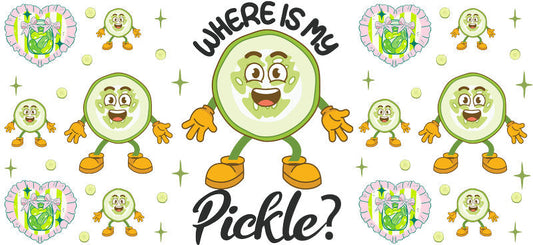 Pickle Face UV DTF Cup Wrap for 16oz Libbey Glass KA-6901