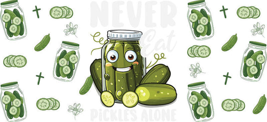 Pickle Friends UV DTF Cup Decal for 16oz Libbey Glass KA-6906