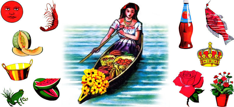 Latin Loteria Girl UV DTF Cup Wrap Design for 16oz Libbey Glass KA-7448