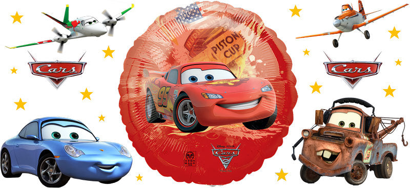 Disney Cars Mater Lightning UV DTF Cup Wrap Design for 16oz Libbey Glass KA-7461