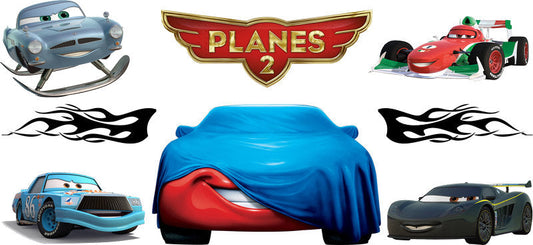 Disney Planes Cover UV DTF Cup Wrap Design for 16oz Libbey Glass KA-7472