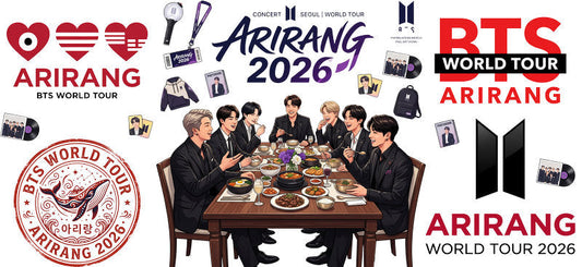 BTS Arirang ticket UV DTF cup wrap for 16oz Libbey glass, K-pop fan drinkware transfer KA-7980
