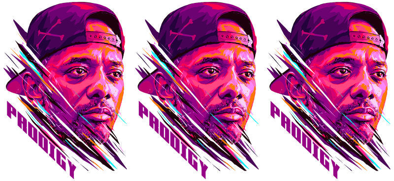 Tupac purple portrait UV DTF cup wrap for 16oz Libbey glass, 2Pac music fan transfer KA-8032