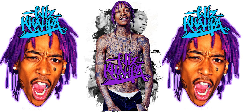 Juice WRLD purple UV DTF cup wrap for 16oz Libbey glass, rapper music fan drinkware transfer KA-8037