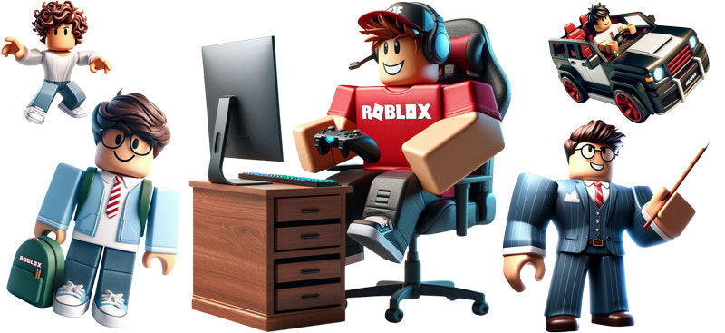 Roblox gaming room UV DTF cup wrap for 16oz Libbey glass, gamer setup character transfer KA-8108