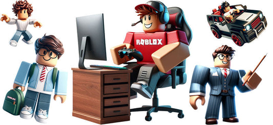 Roblox gaming room UV DTF cup wrap for 16oz Libbey glass, gamer setup character transfer KA-8108