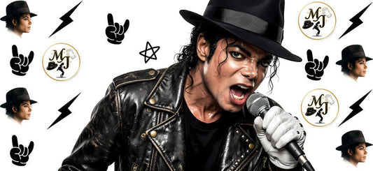 Michael Jackson Live Performance UV DTF Cup Wrap for 16oz Libbey Glass KA-8208