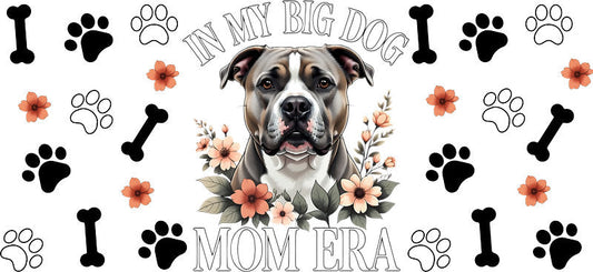 Boxer Dog Mom Era UV DTF Cup Wrap for 16oz Libbey Glass KA-8253