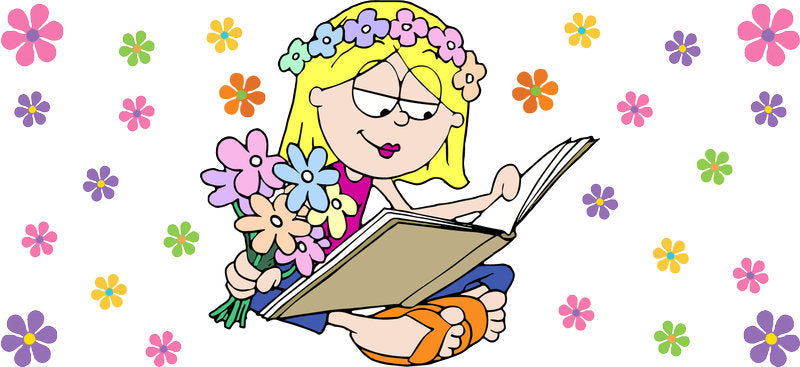 Disney Lizzie McGuire floral reading girl UV DTF cup wrap for 16oz glass can KA-8354