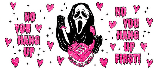 KA-8640,Pink themed love character cup wrap UV DTF transfer,KA-8640