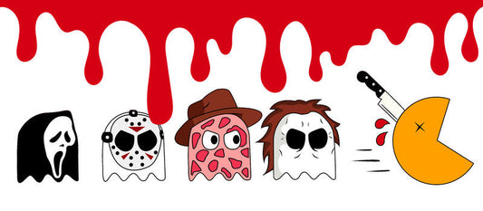 KA-8705,Cute spooky character icon glass can wrap UV DTF transfer,KA-8705
