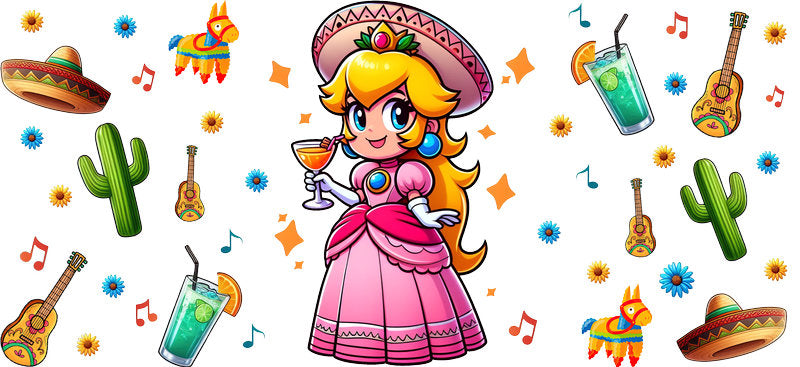 KA-8808: girl, dress, pumpkin, cactus, colorful