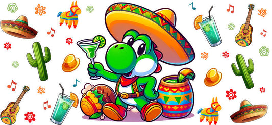 KA-8810: three aliens, cactus, colorful
