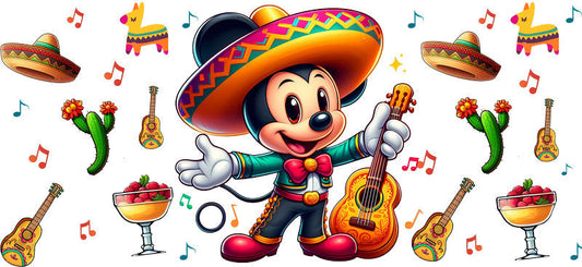 KA-8814: mouse, shorts, cactus, colorful