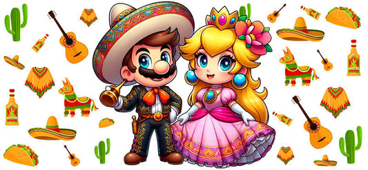 KA-8837: princess group, flowers, cactus, colorful