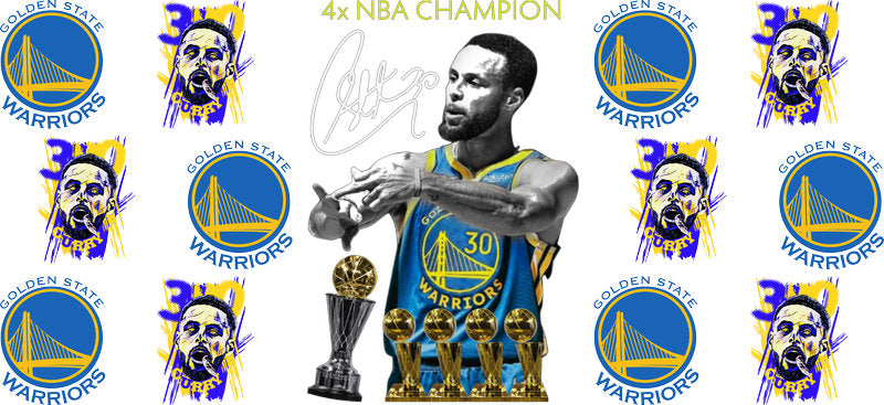 KA-8838 basketball champion player collage cup wrap design