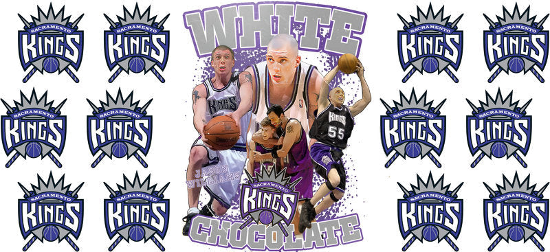 KA-8844 basketball player portrait collage cup wrap design