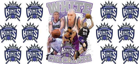 KA-8844 basketball player portrait collage cup wrap design