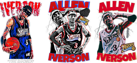 KA-8908 basketball legend tribute artwork cup wrap design