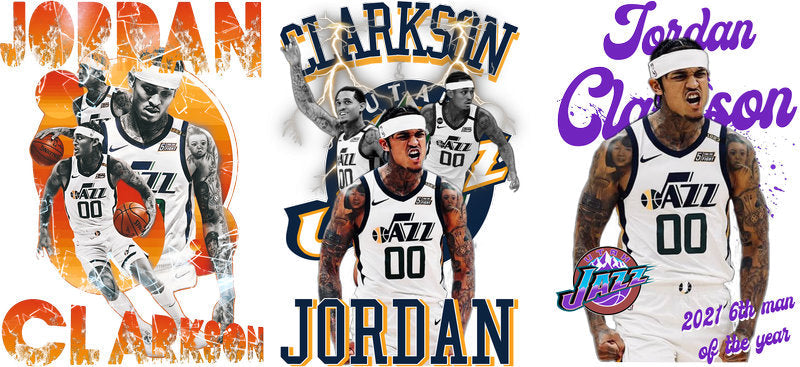 KA-8929 basketball player collage artwork cup wrap design
