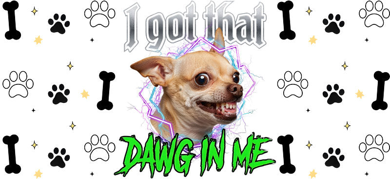 You Had Me At Chihuahua Dog Lover UV DTF Cup Wrap for 16oz Glass Can