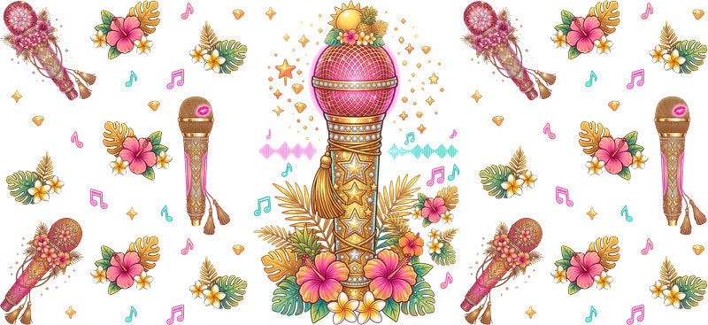 Sparkle Award Winner Girl UV DTF Cup Wrap for 16oz Libbey Glass