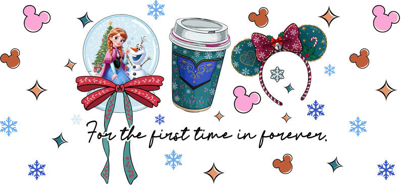 Magical girl inspired UV DTF Cup Wrap for 16oz Libbey Glass