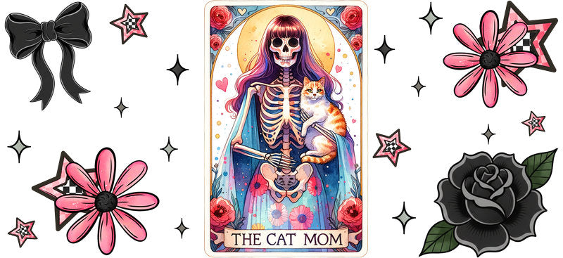 Day of the Dead Girl Cup Wrap for 16oz Libbey Glass