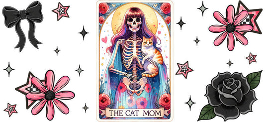 Day of the Dead Girl Cup Wrap for 16oz Libbey Glass