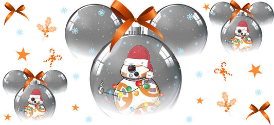 Snowman with top hat, festive winter holiday cup wrap
