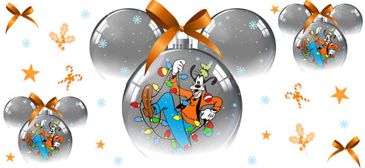 Ariel the mermaid, holiday festive 16oz Libbey cup wrap