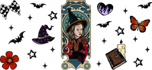 KA-9466=halloween-cup-wrap-vintage-witchy-pumpkin-bats-design-white-background