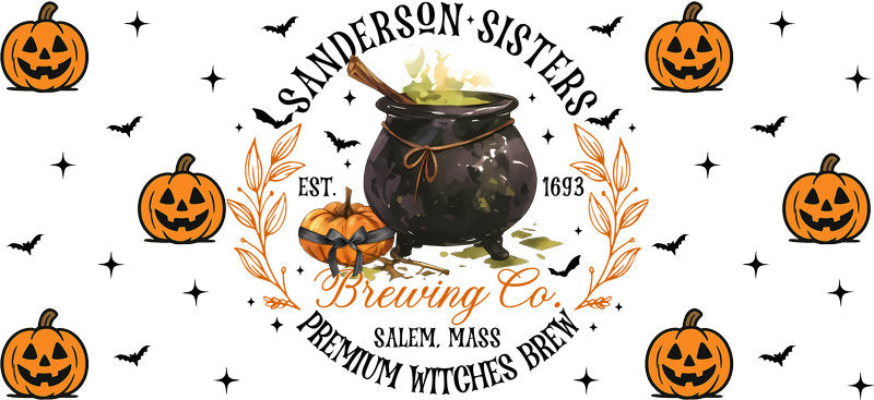 KA-9532=halloween-cup-wrap-spooky-modern-pumpkin-bats-white-background