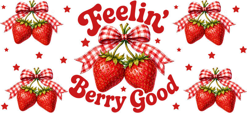 KA-9780 berry fruit uv dtf cup wrap for 16oz glass can summer aesthetic design