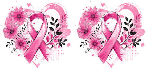 brave beautiful survivor pink ribbon cup wrap design
