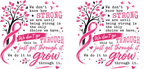 pink ribbon girl with coffee pink ribbon cup wrap design