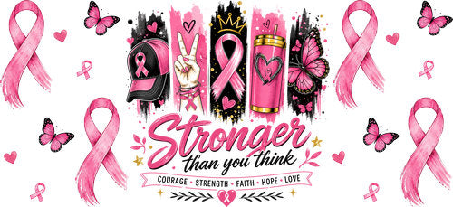 stronger pink ribbon boots allover wrap pink ribbon cup wrap design