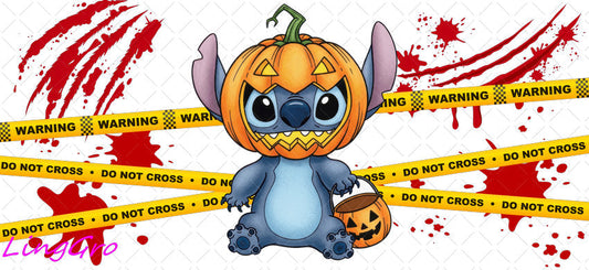 Halloween 16oz UV DTF TRANSFER Libbey Glass Can Cup Wrap-KA 1017