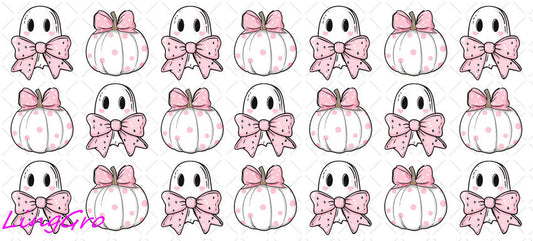 Halloween 16oz UV DTF TRANSFER Libbey Glass Can Cup Wrap-KA 1043