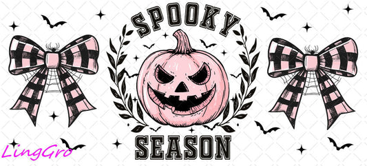 Halloween 16oz UV DTF TRANSFER Libbey Glass Can Cup Wrap-KA 1048