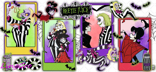 Halloween 16oz UV DTF TRANSFER Libbey Glass Can Cup Wrap-KA 1055