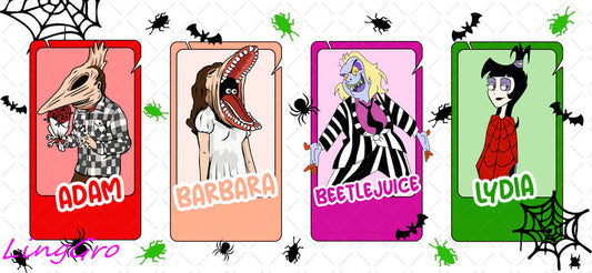 Halloween 16oz UV DTF TRANSFER Libbey Glass Can Cup Wrap-KA 1057