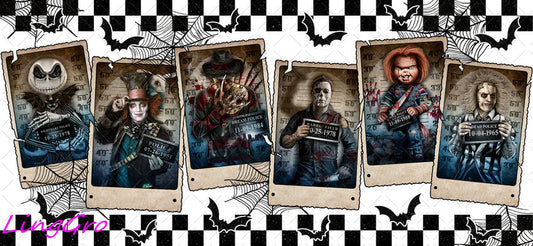 Halloween 16oz UV DTF TRANSFER Libbey Glass Can Cup Wrap-KA 1076