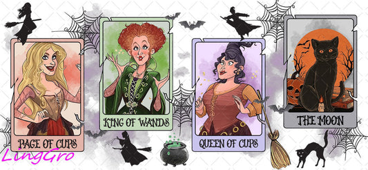 Halloween 16oz UV DTF TRANSFER Libbey Glass Can Cup Wrap-KA 1077