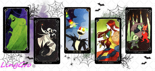 Halloween 16oz UV DTF TRANSFER Libbey Glass Can Cup Wrap-KA 1080