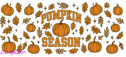 Fall 16oz UV DTF TRANSFER Libbey Glass Can Cup Wrap-KA-1390